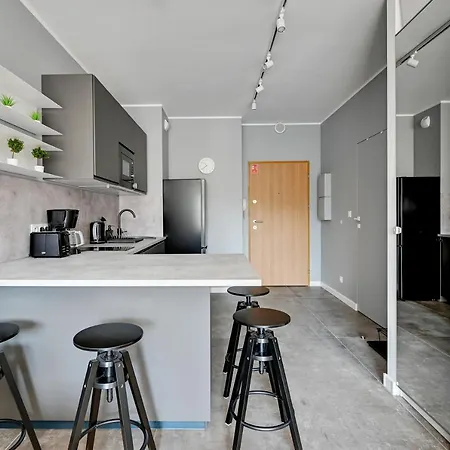 公寓 Grand - Bastion Walowa 100cznia - For 4 People 格但斯克